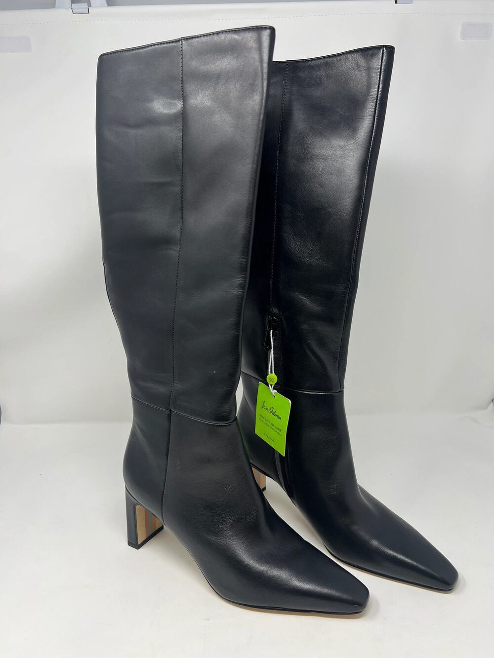 Sam Edelman Women's 6.5M Sylvia Pointed Toe Black Suede Dress Boots